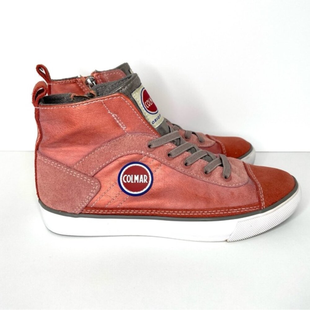 COLMAR Originals Womens Leather Suede Sneakers Sz US 5 EU 35